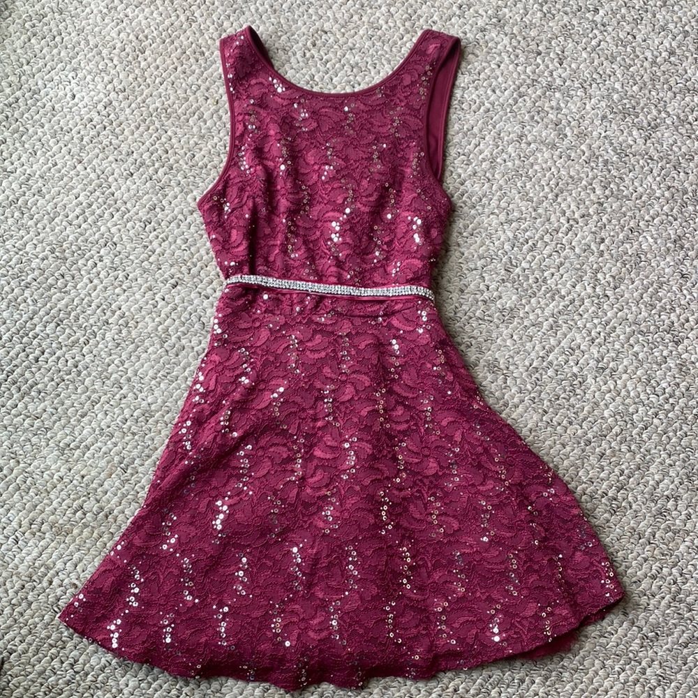 Cocktail dress with sequins